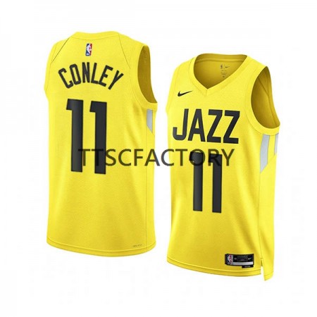 Maglia NBA Utah Jazz Mike Conley 11 Nike 2022-23 Icon Edition Giallo Swingman - Uomo